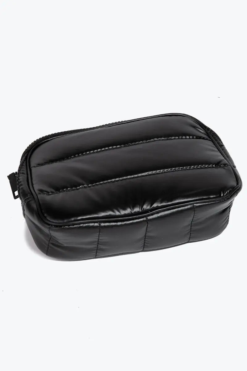 Fame Quilted Nylon Crossbody Bag - Eclectage