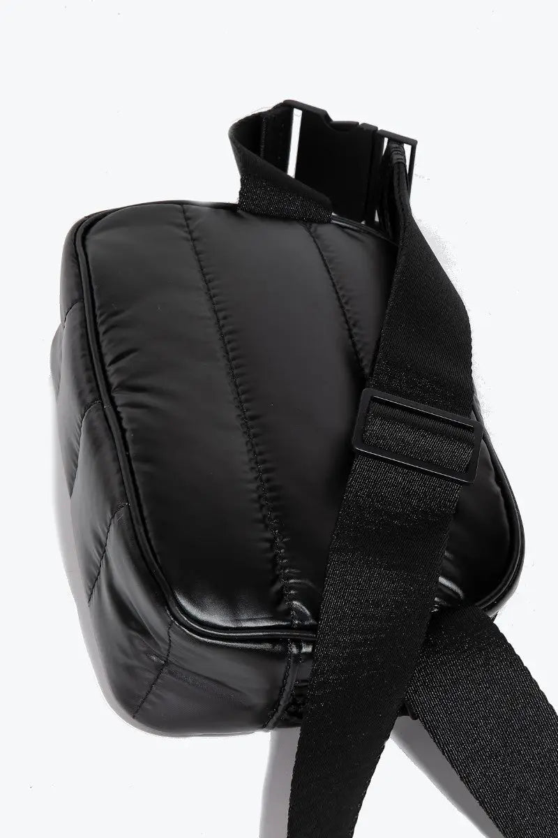 Fame Quilted Nylon Crossbody Bag - Eclectage