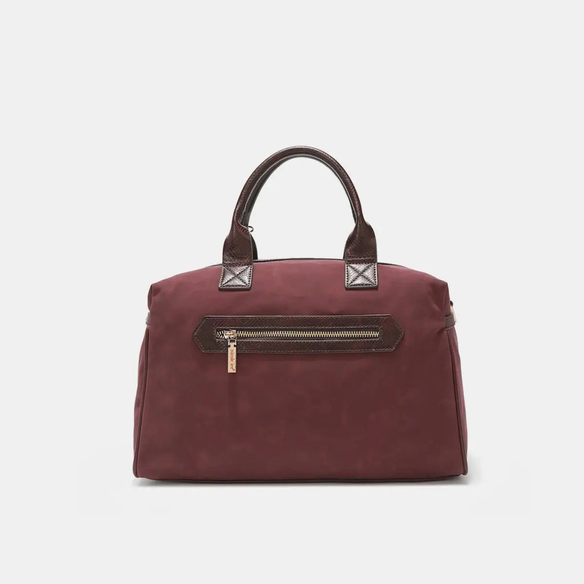 Rhinestone Decor Boston Bag - Handbags
