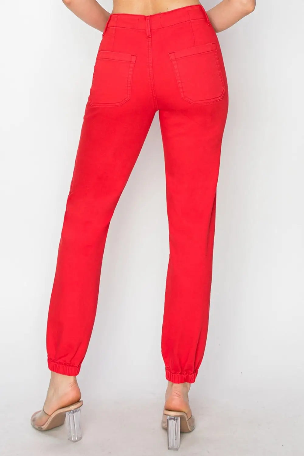 RISEN Full Size High Waisted Jogger Jeans - Eclectage