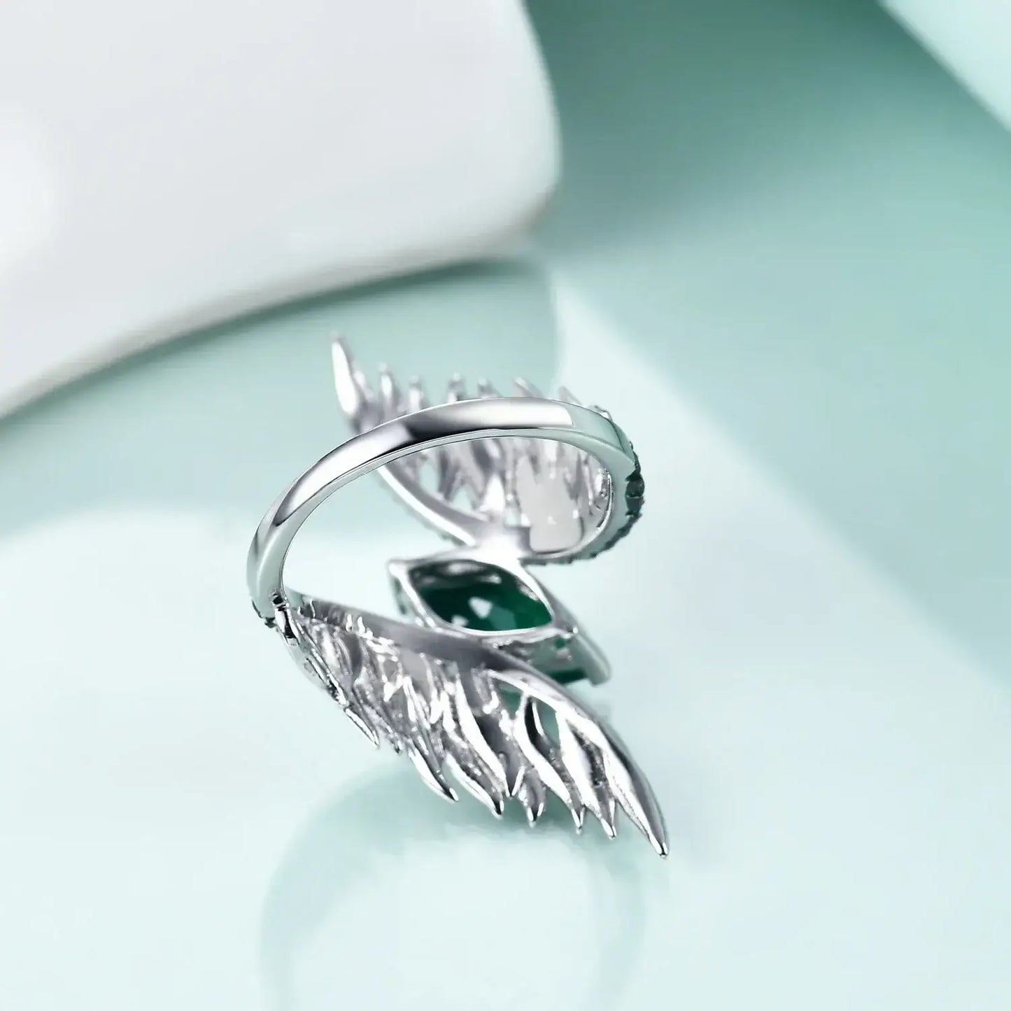 Sterling Silver Feather Ring Rings