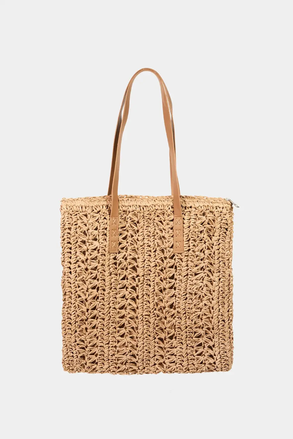 Fame Straw Braided Tote Bag - Eclectage