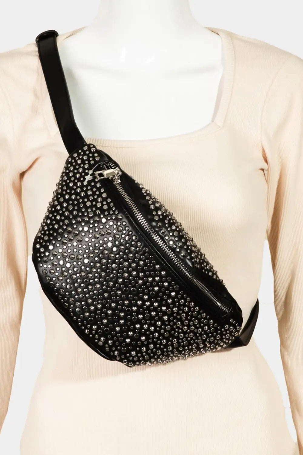 Fame Studded Crossbody Bag - Eclectage