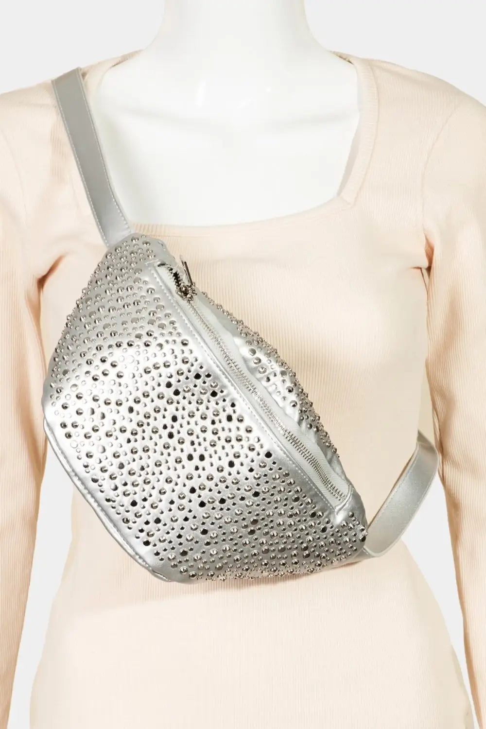 Fame Studded Crossbody Bag - Eclectage