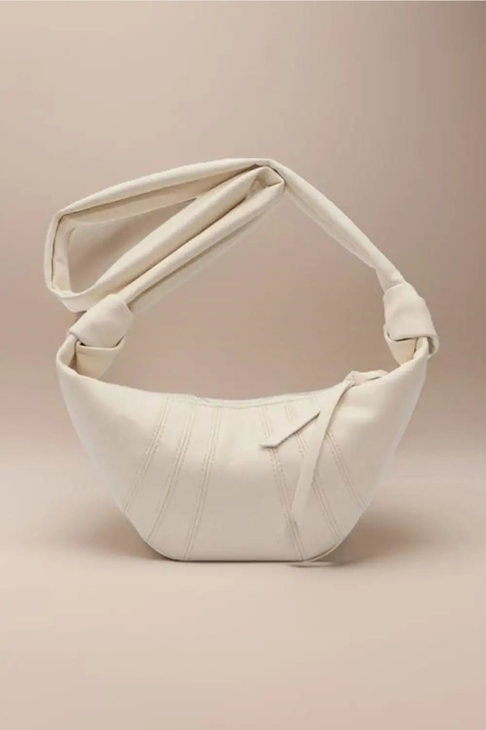 Vegan Leather Croissant Crossbody Bag - Eclectage
