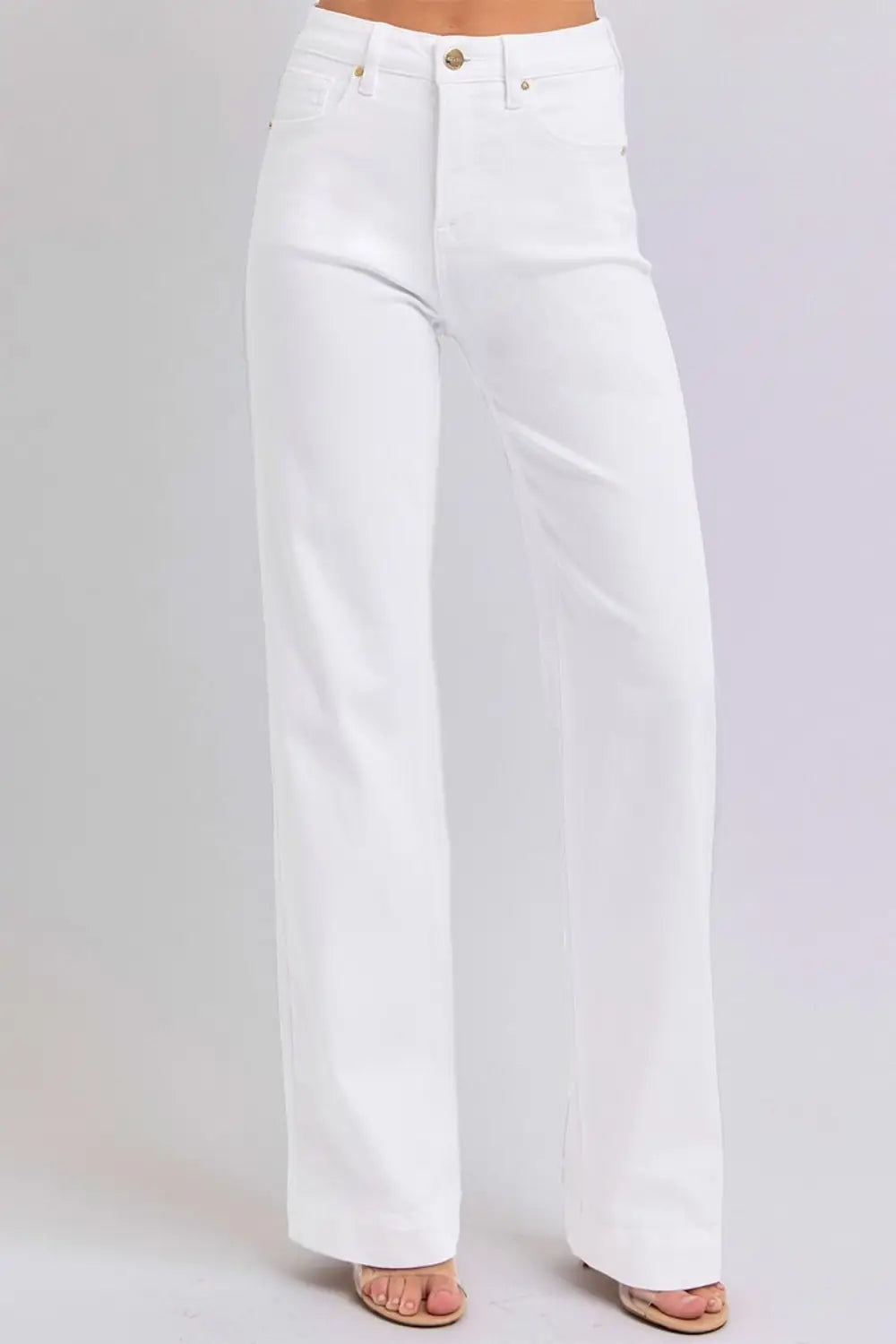 RISEN Full Size High Waist Straight Jeans - Eclectage