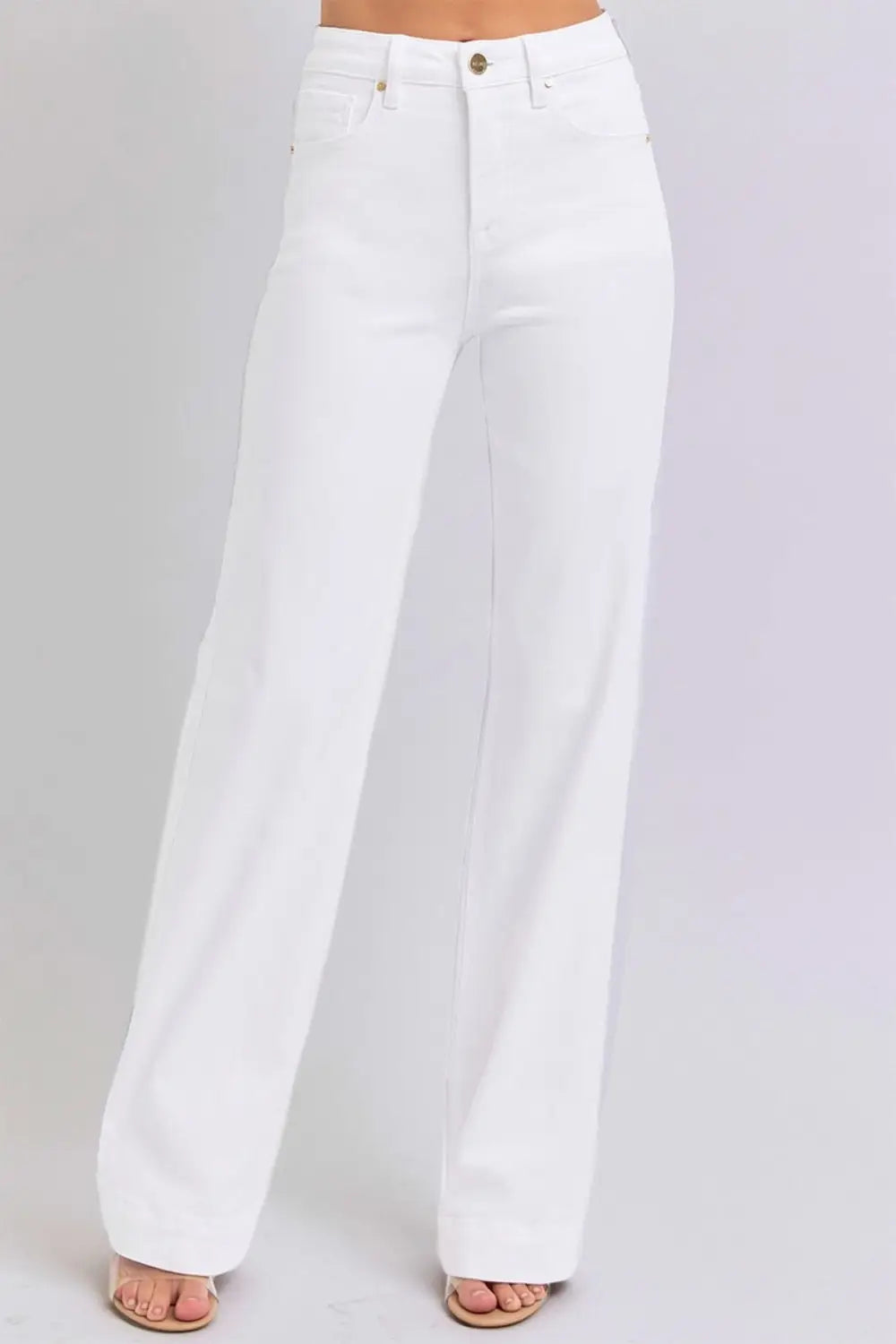 RISEN Full Size High Waist Straight Jeans - Eclectage