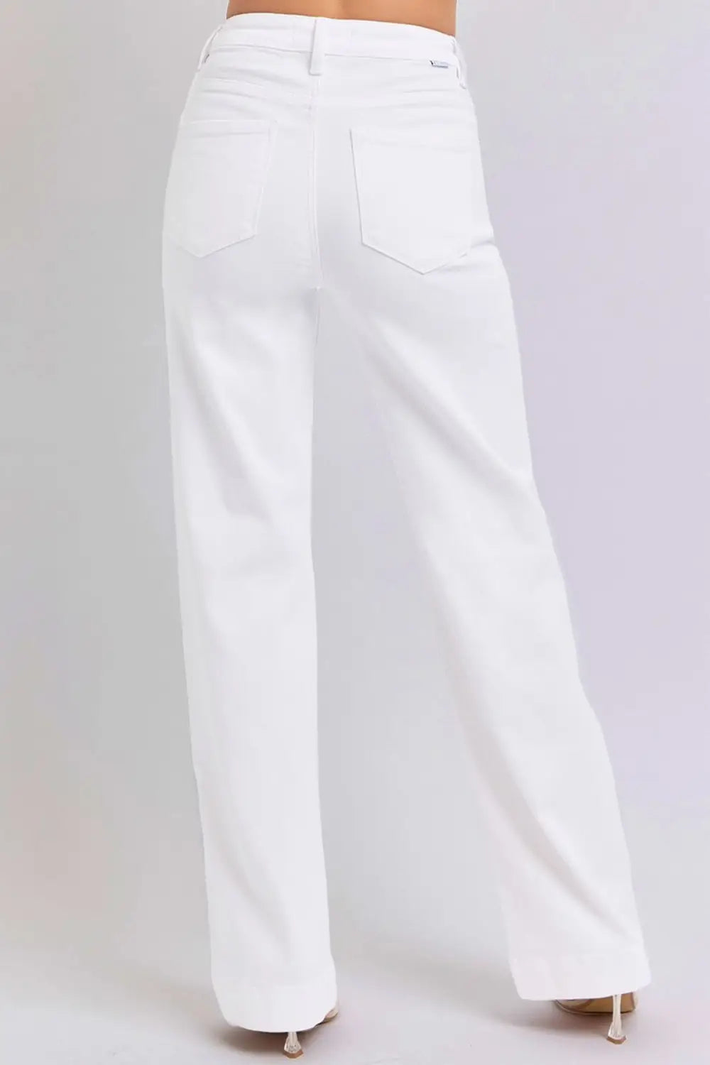 RISEN Full Size High Waist Straight Jeans - Eclectage