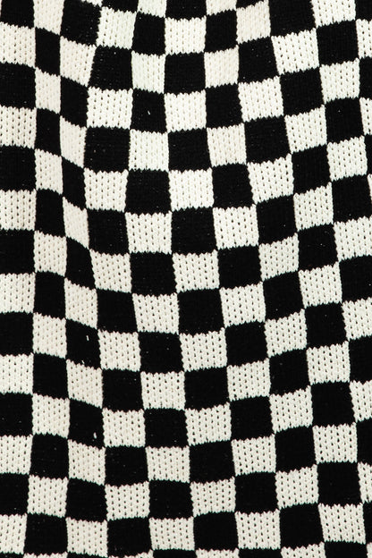 Checkered Pattern Tote Bag - Eclectage