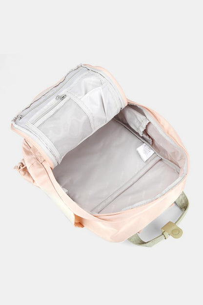 Contrast Waterproof Canvas Backpack Bag - Eclectage