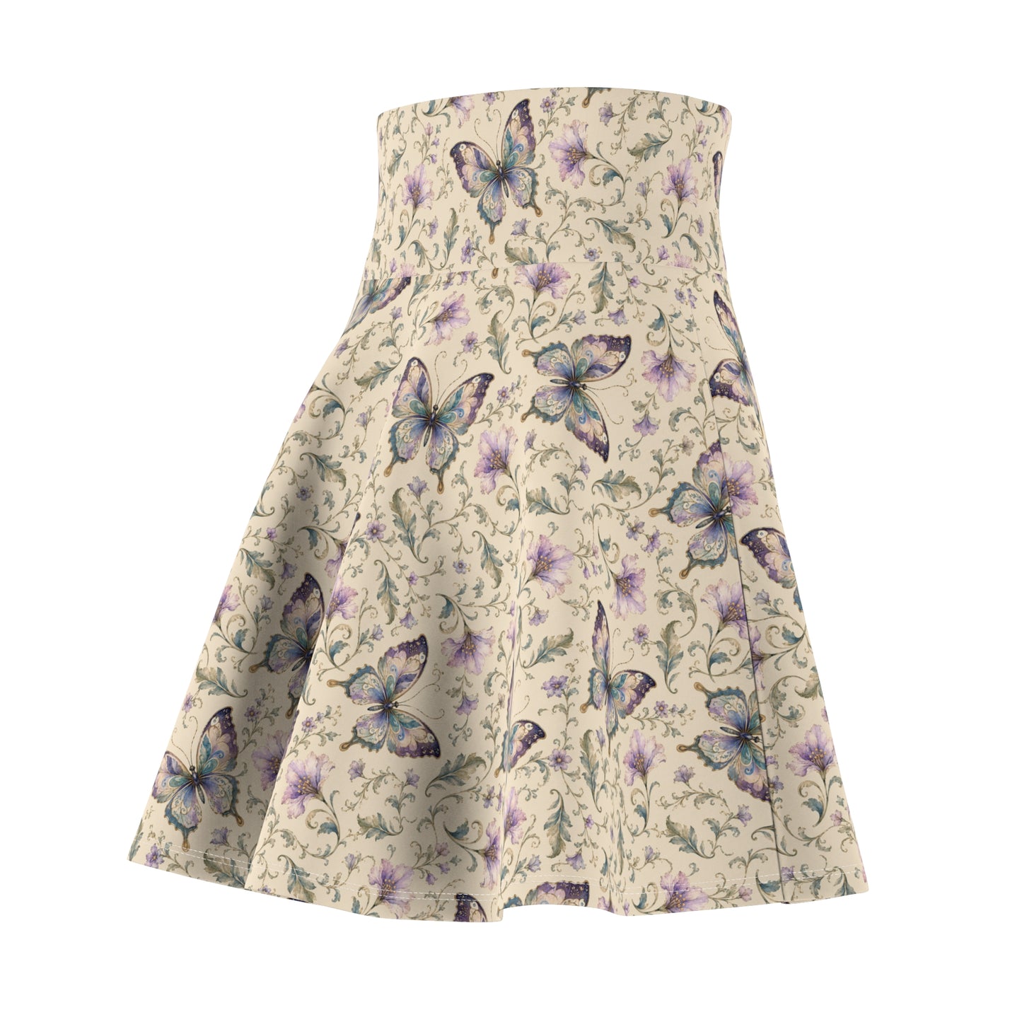 Butterfly Floral Skater Skirt