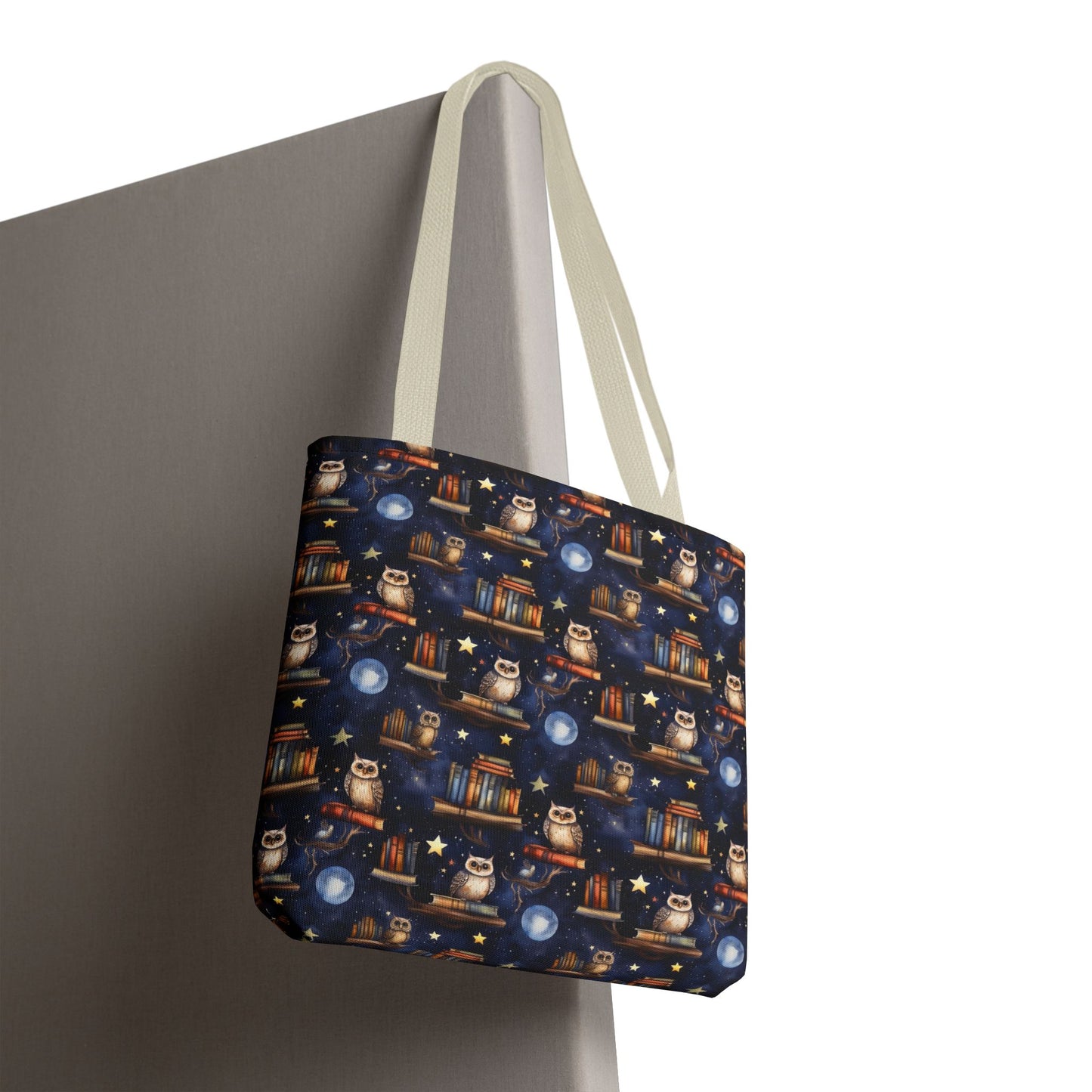 Owls and Books Tote Bag