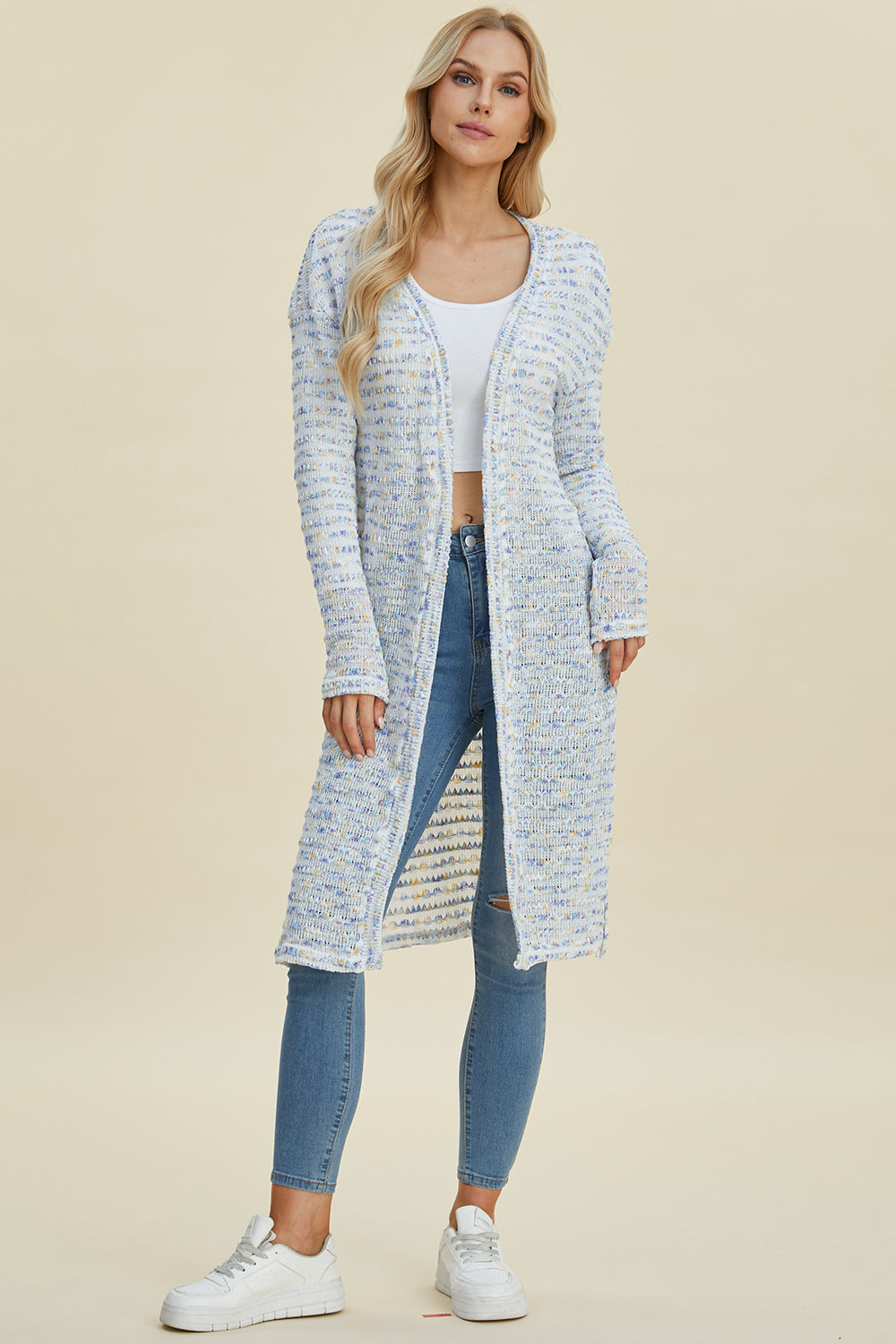 Open Front Longline Cardigan - Eclectage