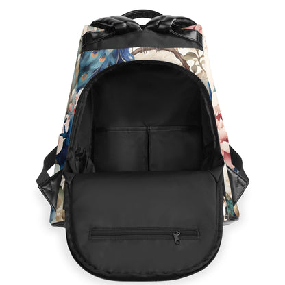 Peacock Chinoiserie Anti-theft Backpack