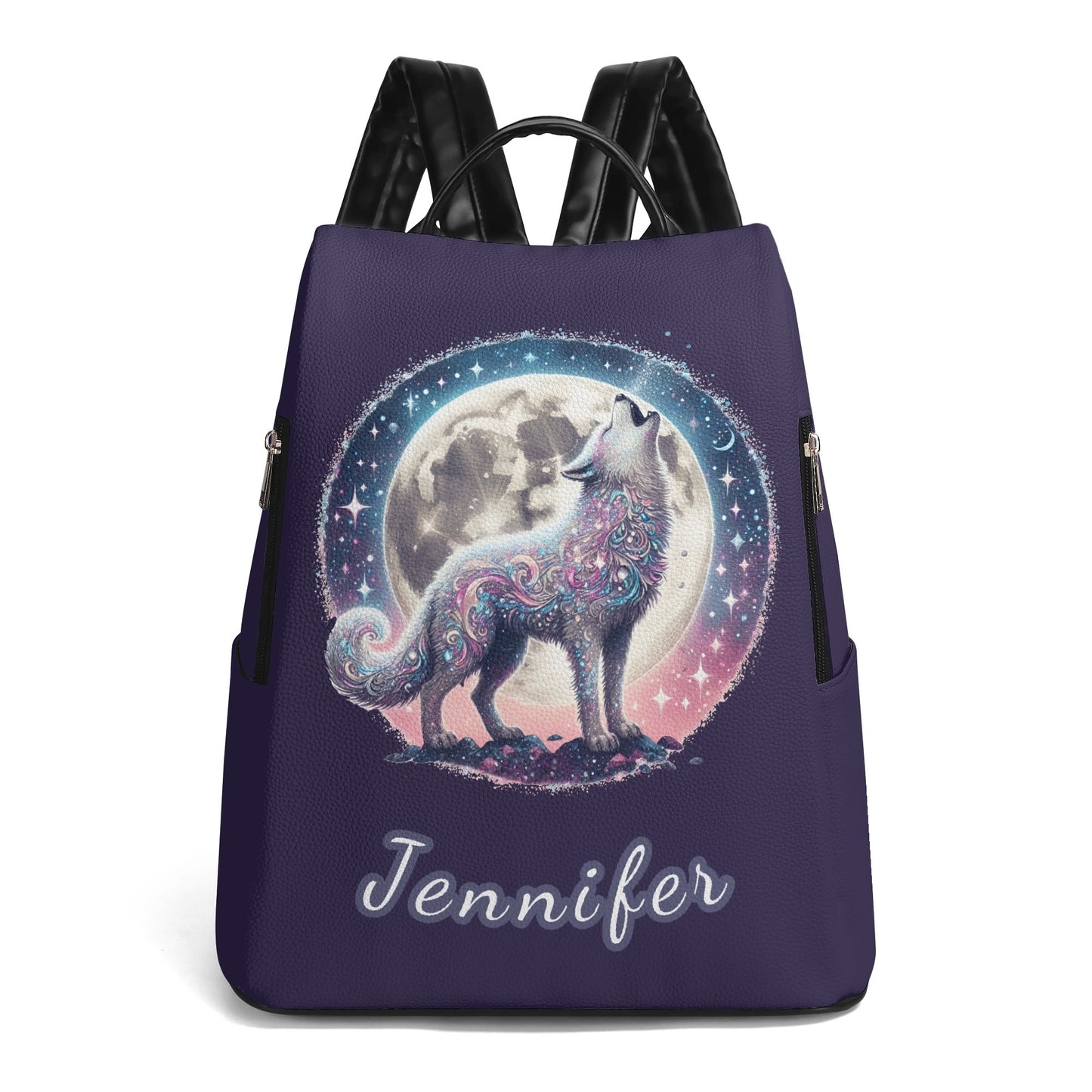 Personalized Wolf Anti-theft Backpack