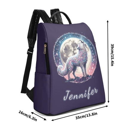 Personalized Wolf Anti-theft Backpack