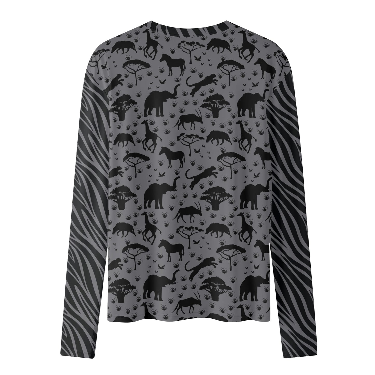 African Safari Animals Long Sleeve T-Shirt