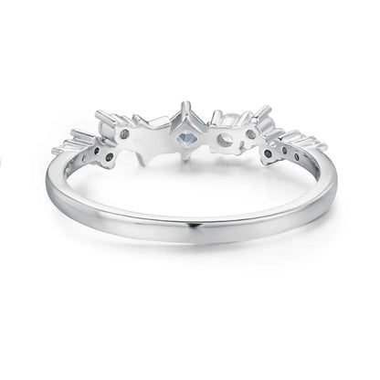 Star Inlaid Zircon Ring - Eclectage