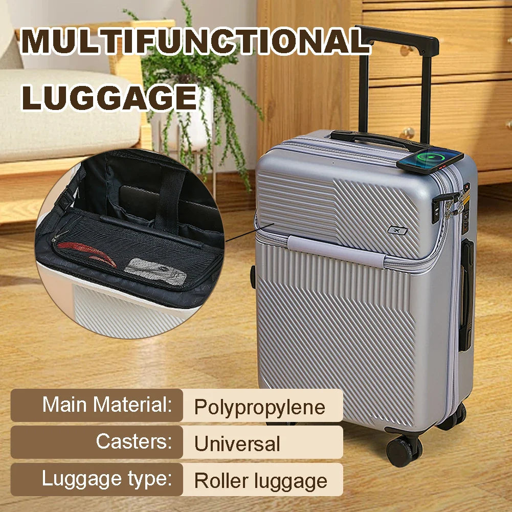 20 Inch Hard Roller Trolley Case - Eclectage