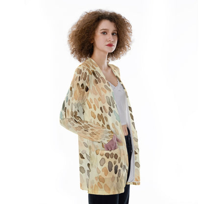 Spotted Watercolor Lightweight Cardigan - Eclectage