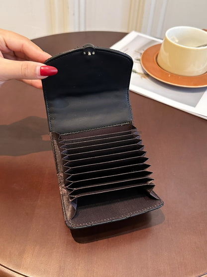 Faux Leather Mini Solid Color Wallet - Eclectage