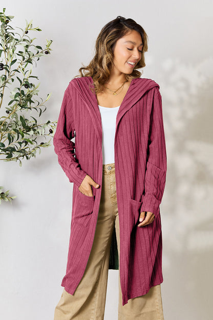 Hooded Long Cardigan - Eclectage