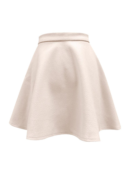 Corduroy Buttoned Mini Skirt