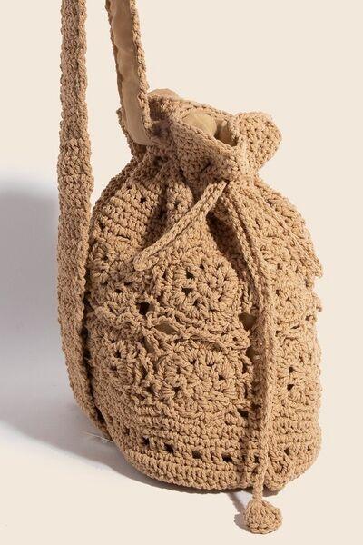 Braided Single Strap Drawstring Bag - Eclectage