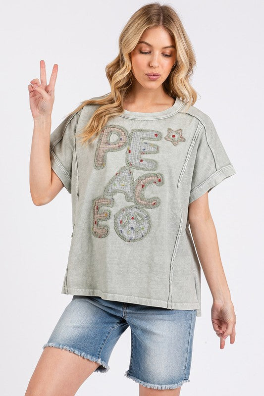 PEACE Short Sleeve T-Shirt - Eclectage