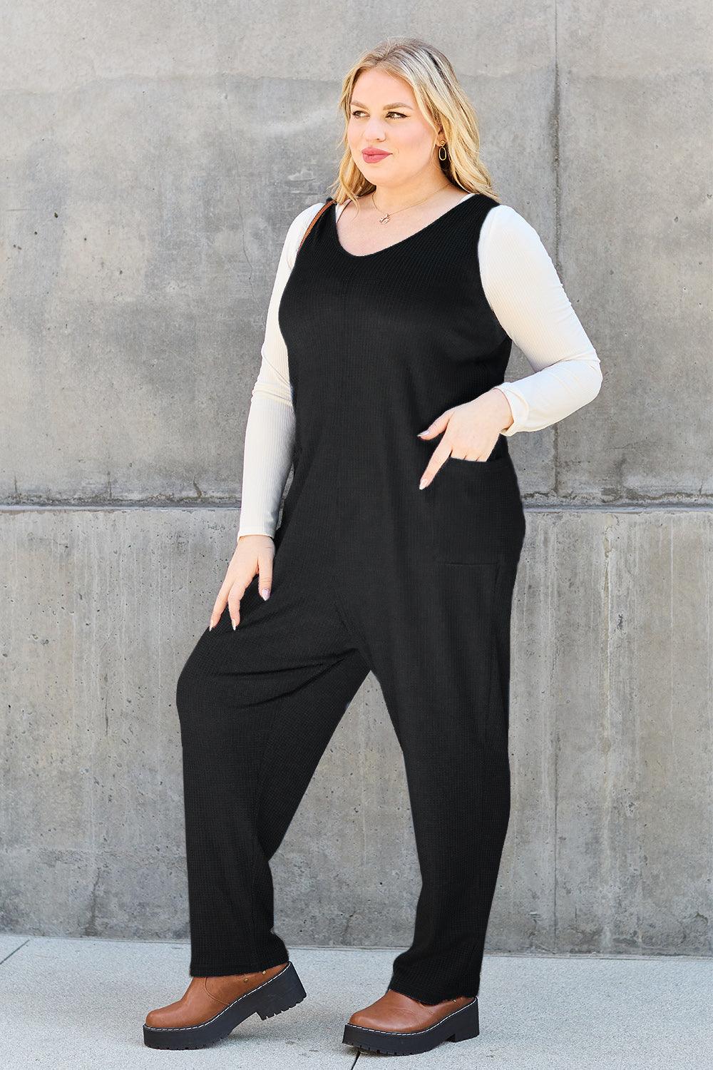 Sleeveless Straight Jumpsuit - Eclectage