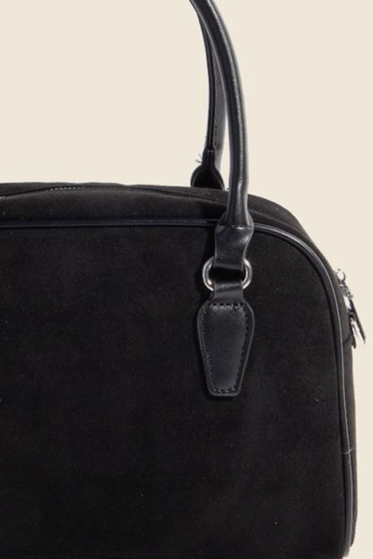 Black Boxy Handbag - Eclectage