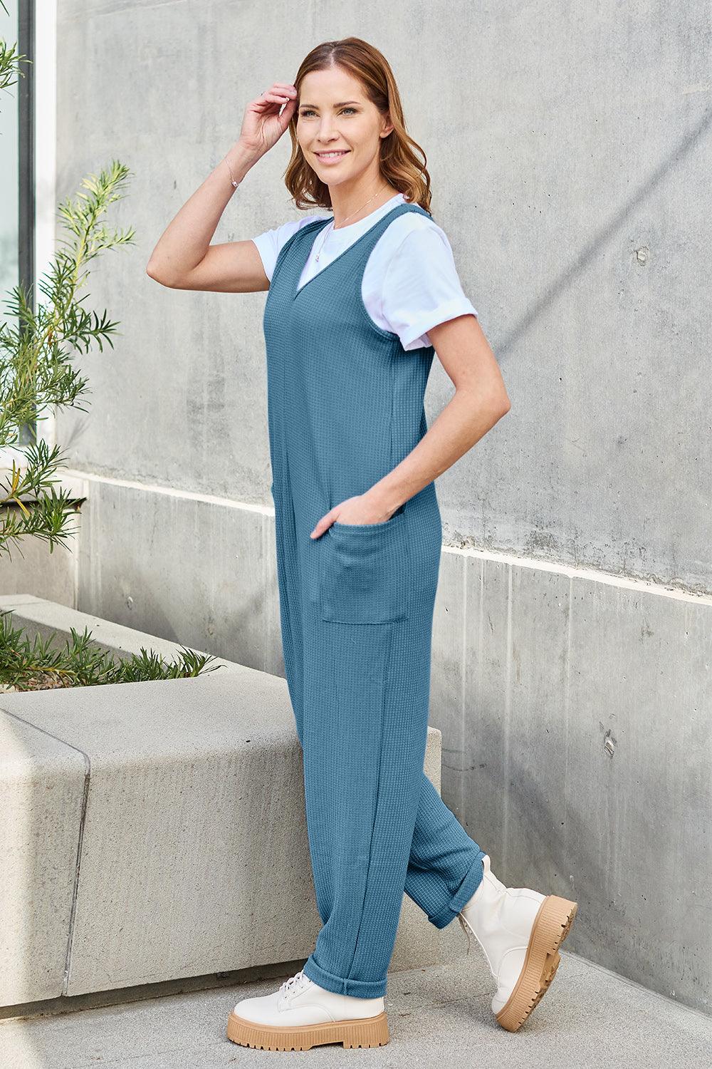 Sleeveless Straight Jumpsuit - Eclectage