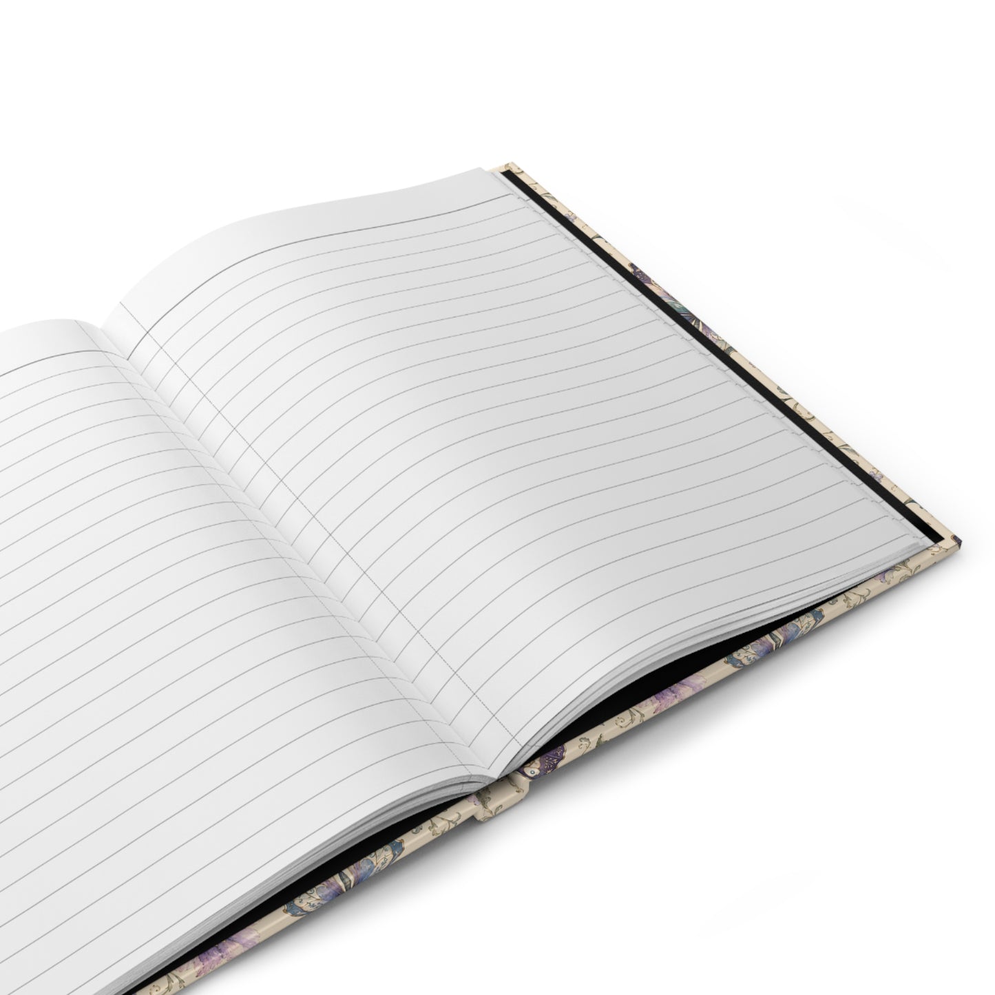 Butterfly Floral Hardcover Lined Journal