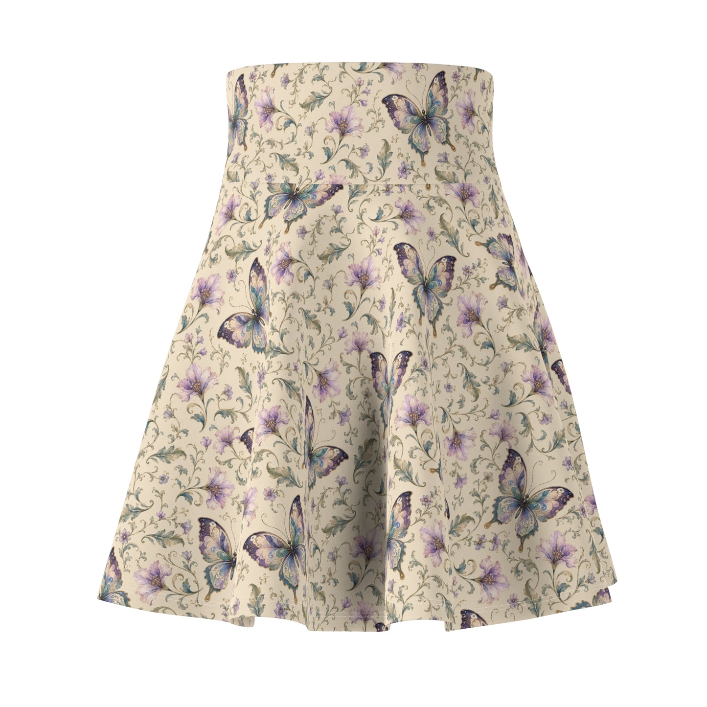 Butterfly Floral Skater Skirt