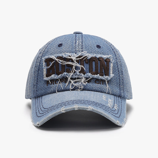 Letter Adjustable Cotton Baseball Cap - Eclectage