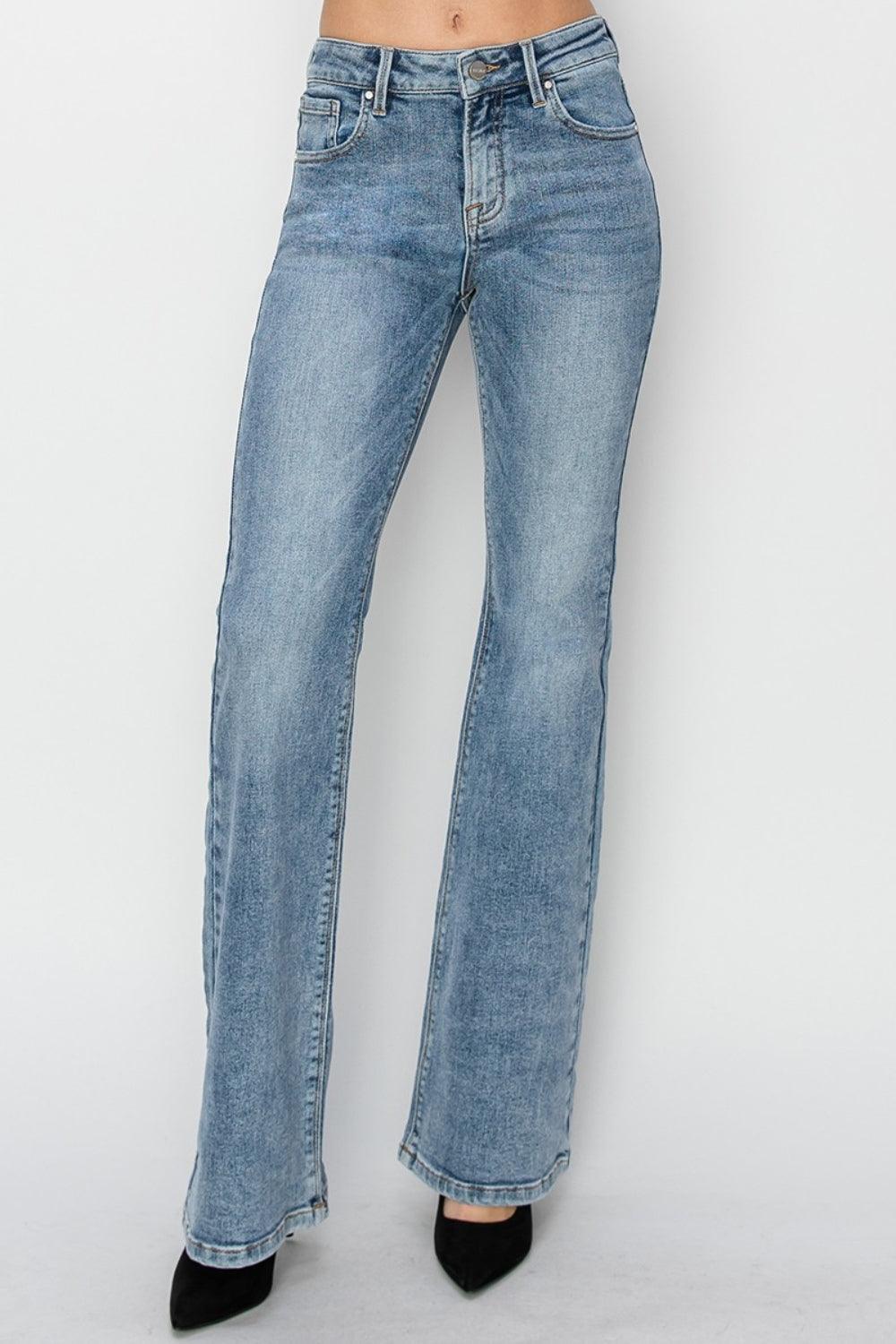 Mid Rise Bootcut Jeans - Eclectage