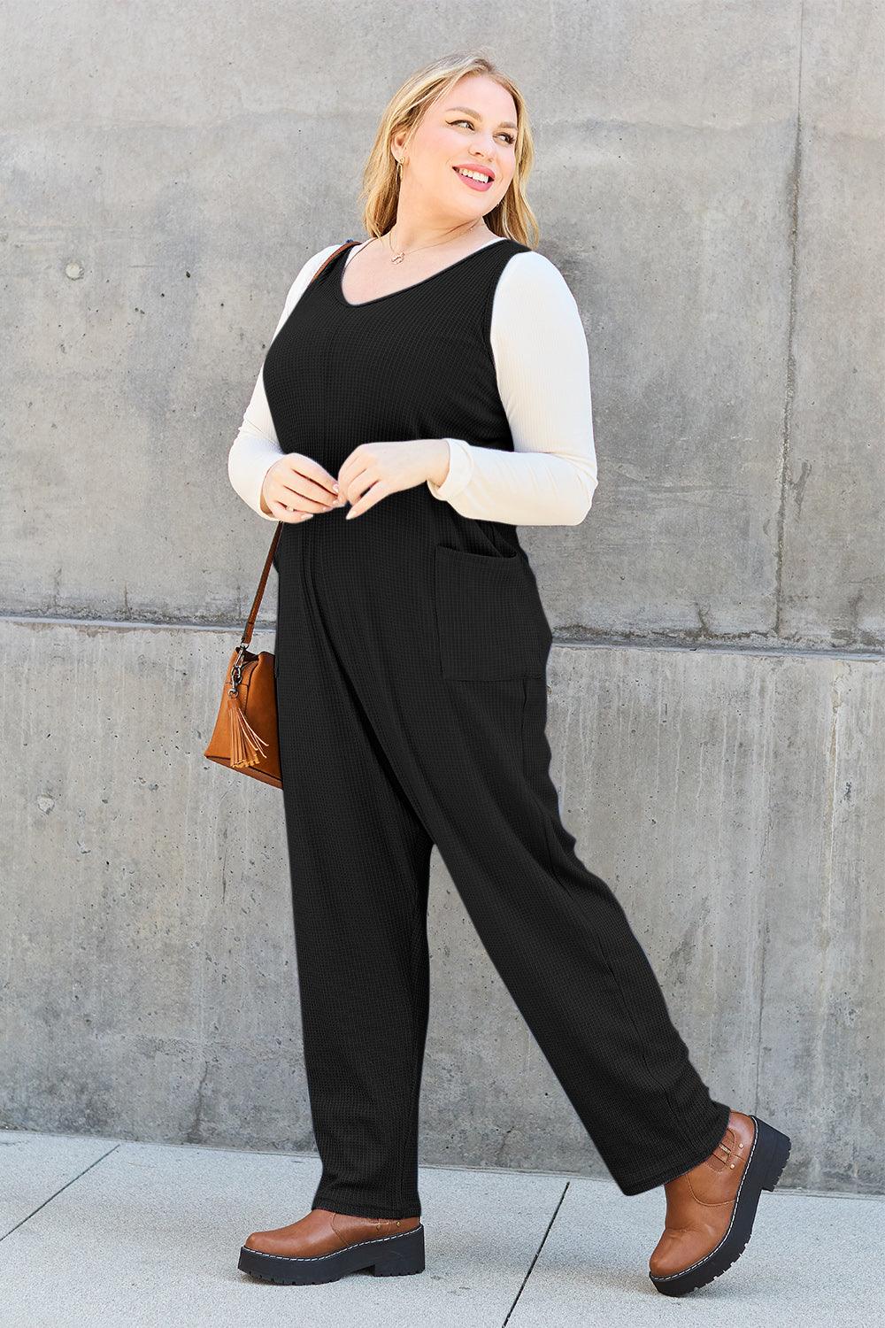 Sleeveless Straight Jumpsuit - Eclectage