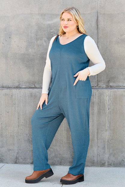 Sleeveless Straight Jumpsuit - Eclectage