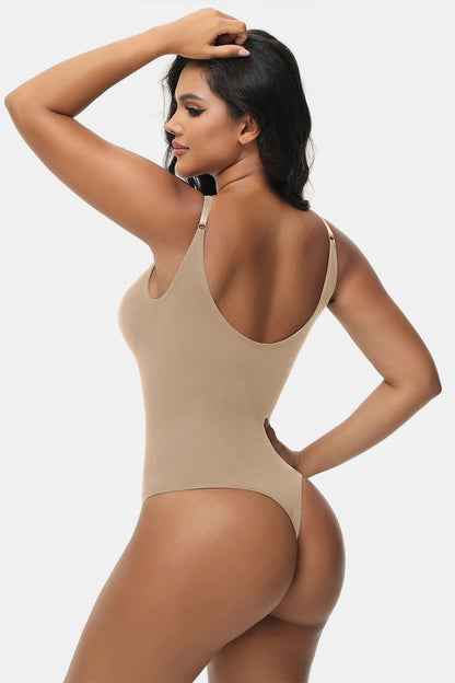 Spaghetti Strap Tummy Control Bodysuit - Eclectage