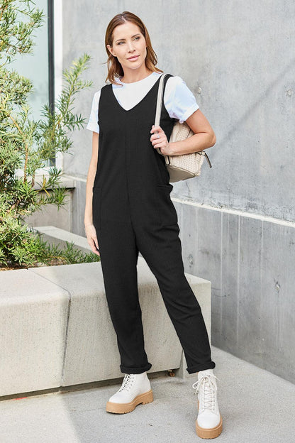 Sleeveless Straight Jumpsuit - Eclectage