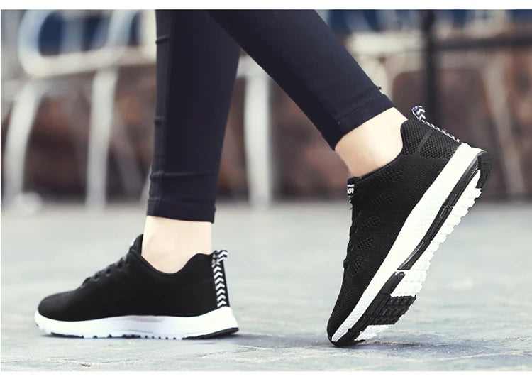 Mesh Lace Up Sneakers - Eclectage