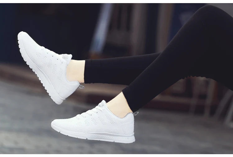 Mesh Lace Up Sneakers - Eclectage