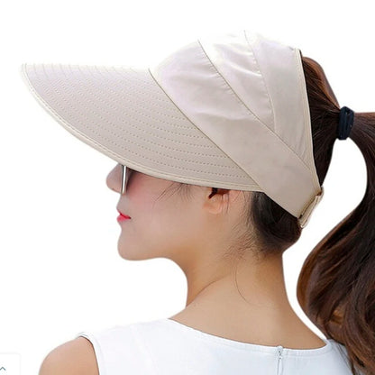 Folding Sun Hat Wide Brim Visor - Eclectage