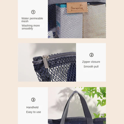 Foldable Mesh Beach Bag - Eclectage