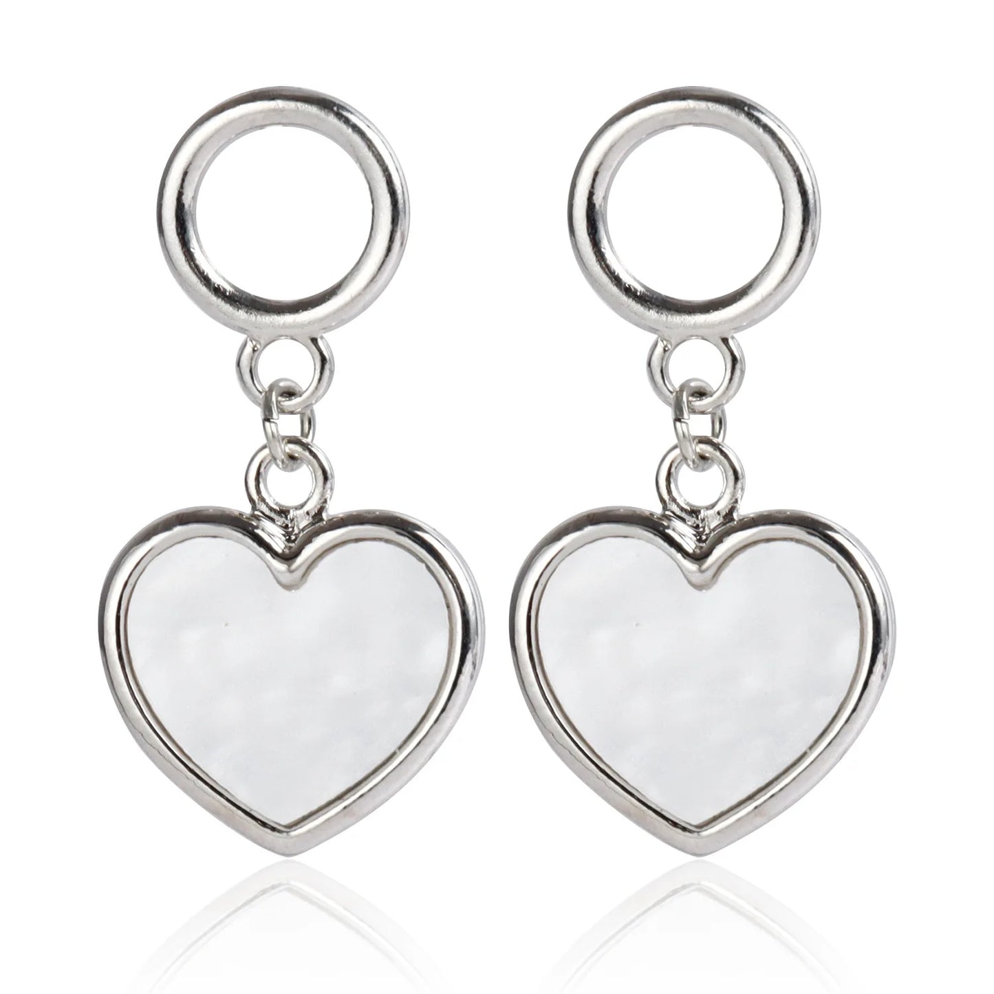 Heart Drop Earrings - Eclectage