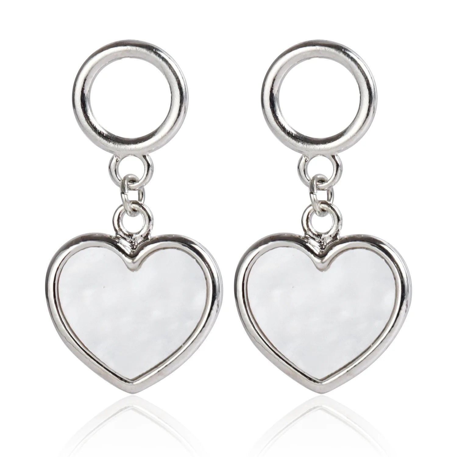 Heart Drop Earrings - Eclectage