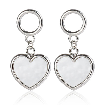 Heart Drop Earrings - Eclectage