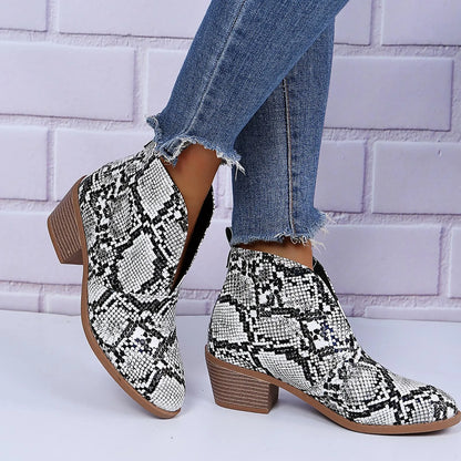 Ankle Boots with Square Heel - Eclectage