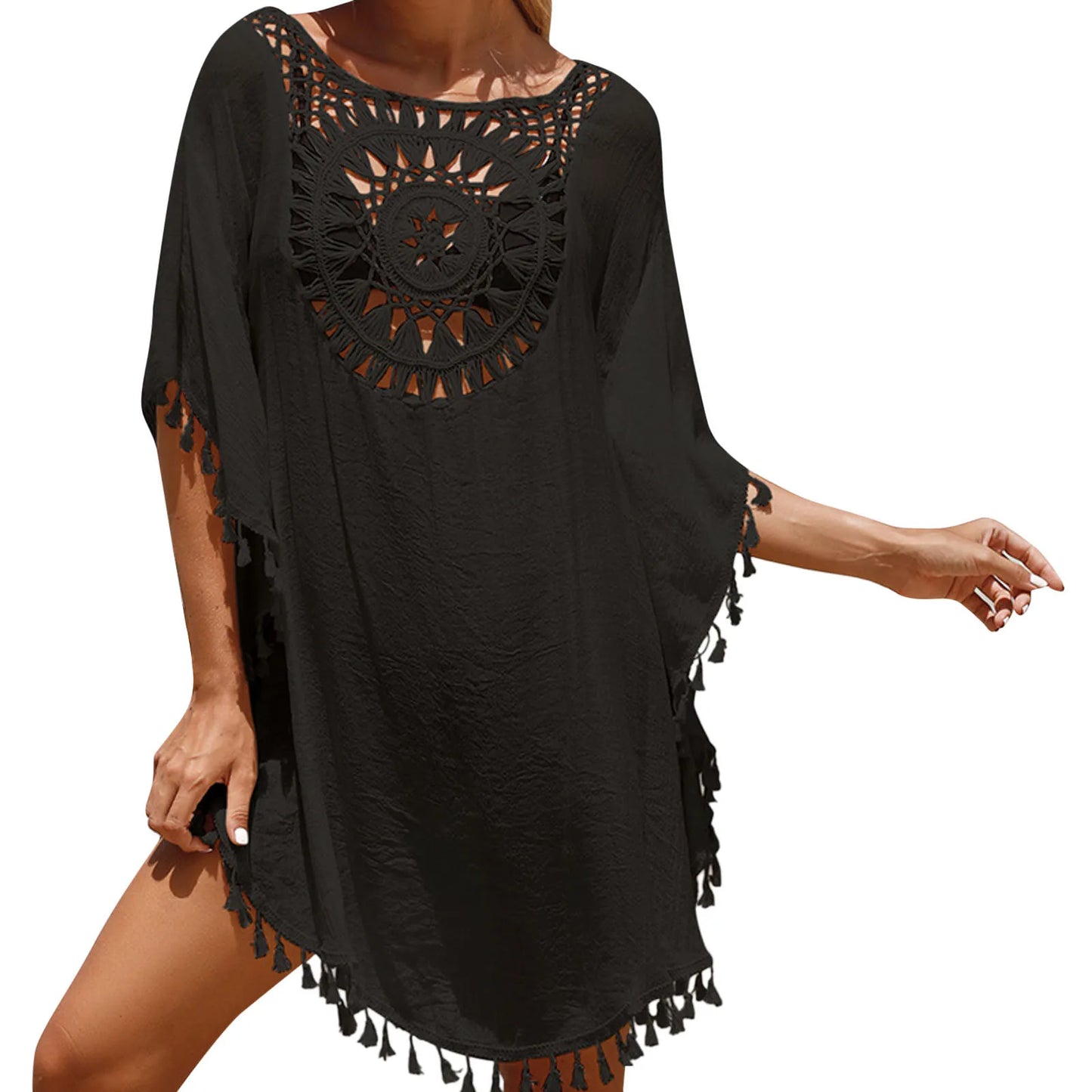 Beach Dress Cover Up Crochet Lace