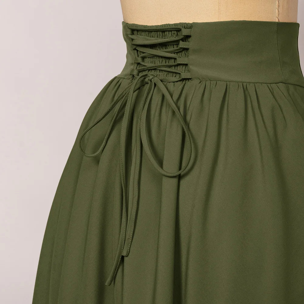 Maxi High Waist Vintage Skirt